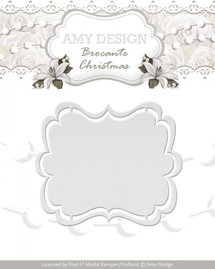 Die - Amy Design - Brocante Christmas - Label