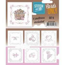 Stitch & Do - Cards only - Set 5