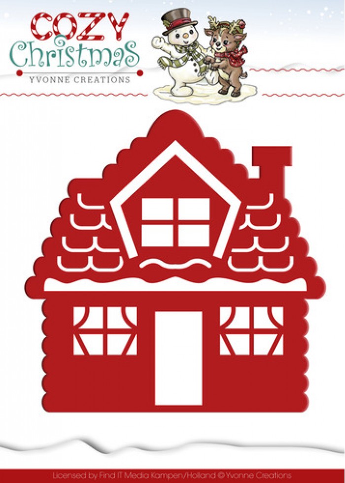 Gingerbread House - Cozy Christmas - Snijmal - Yvonne Creations