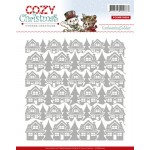  Cozy Christmas - Embossing Folder - Yvonne Creations
