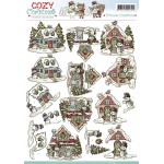 Xmas House - Cozy Christmas 3D-Knipvel Yvonne Creations