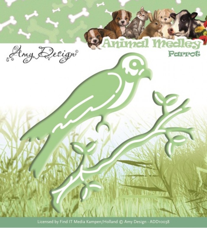 Die - Amy Design - Animal Medley - Parrot