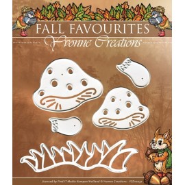 Toadstool - Fall Favourites - Snijmal - Yvonne Creations
