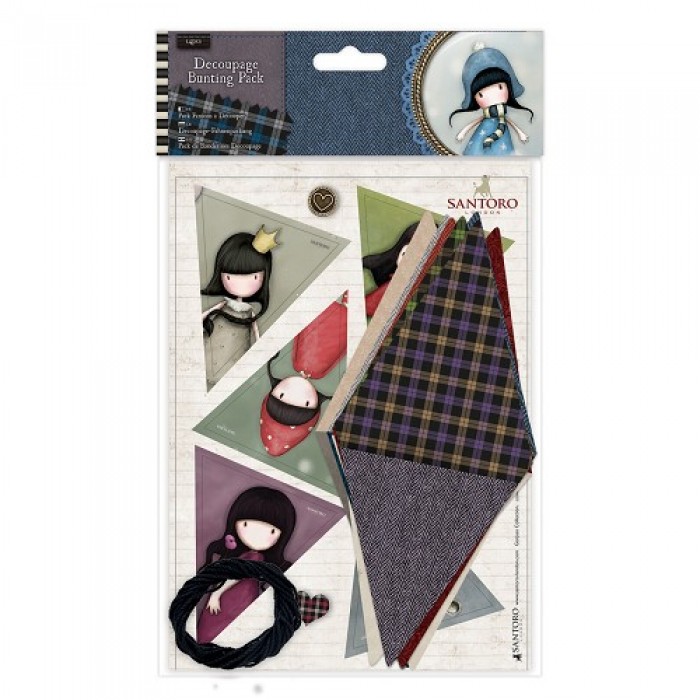 Decoupage Bunting Pack - Santoro Tweed