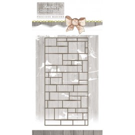 Die - Precious Marieke - Rustic Christmas - Brick Wall