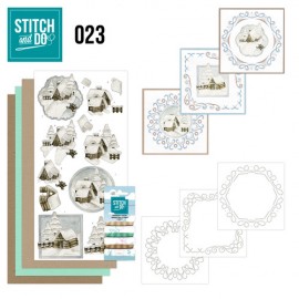 Stitch and Do 23 - Snow Cabins