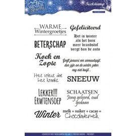Winter Wonderland - Text Clear Stamp - Precious Marieke