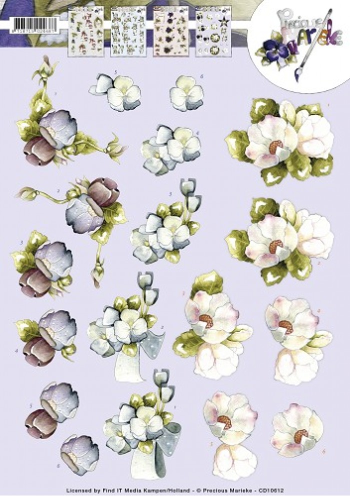 Nr. 8 Bloemen 3D-Knipvel Precious Marieke