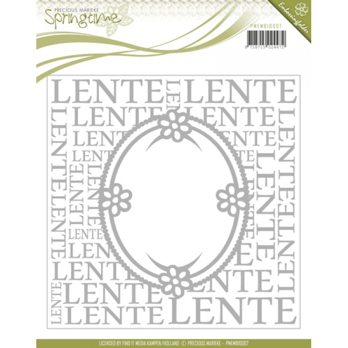 Springtime - Embossing Folder - Precious Marieke 