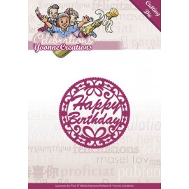 Happy Birthday - Celebrations - Snijmal - Yvonne Creations