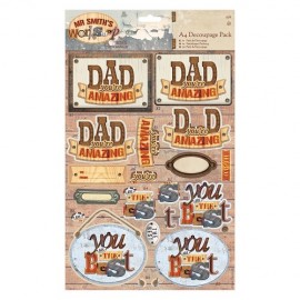 A4 Decoupage Pack - Mr Smith's Workshop