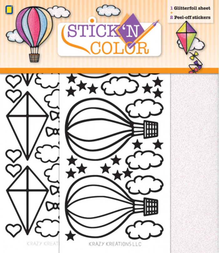 Luchtballon Stick 'n Color