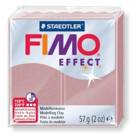 Fimo effect boetseerklei 57g parelmoer rose