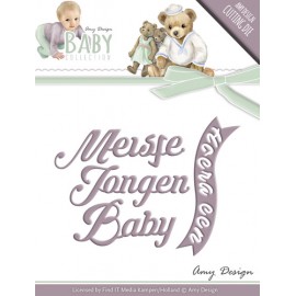 Die - Amy Design - Baby Collection - Text Die