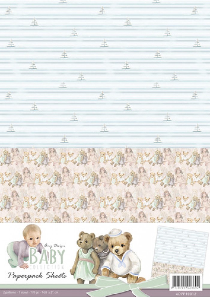  Baby Collection Background sheets 2 Paperpack Amy Design