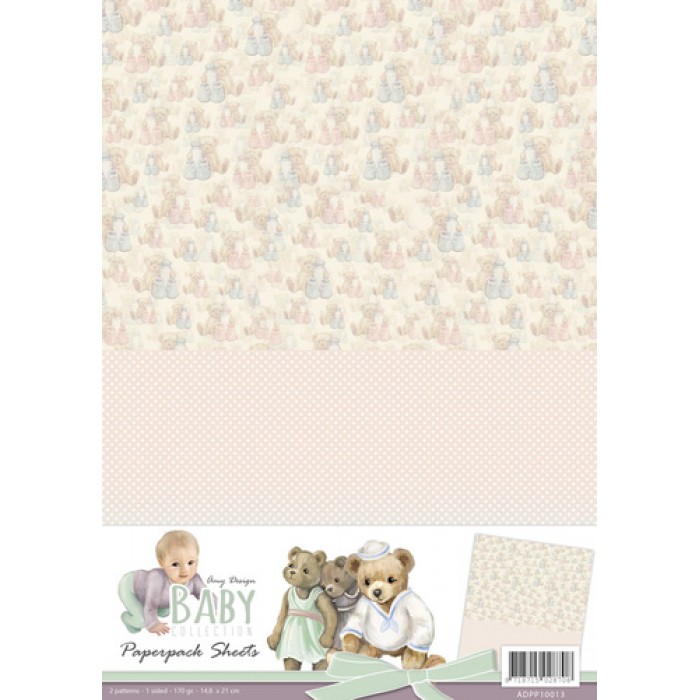 Amy Design - Baby Collection - Paperpack background sheets 3 