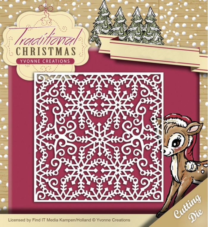  Snowflake Frame - Traditional Christmas - Snijmal - Yvonne Creations