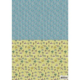 Background sheets - Yvonne Creations - Summer Holiday