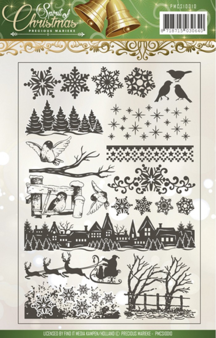 Spirit of Christmas - Clear Stamp - Precious Marieke