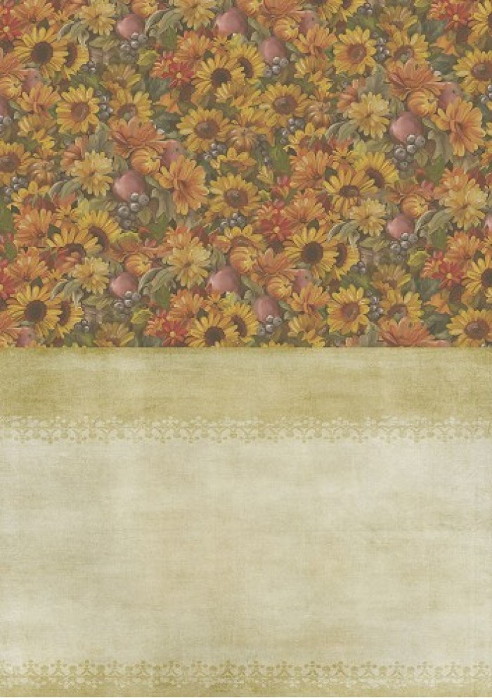 Backgroundsheets - Amy Design - Autumn Moments - Sunflowers