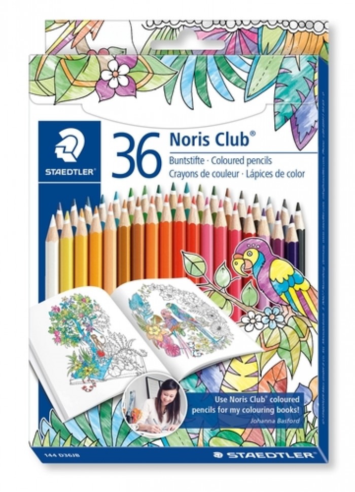 Noris Club kleurpotlood - set 36 st J. Basford