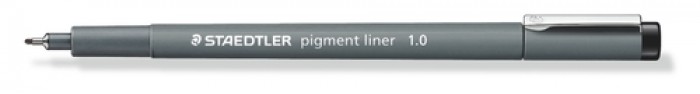 pigment fineliner 1,0 mm zwart