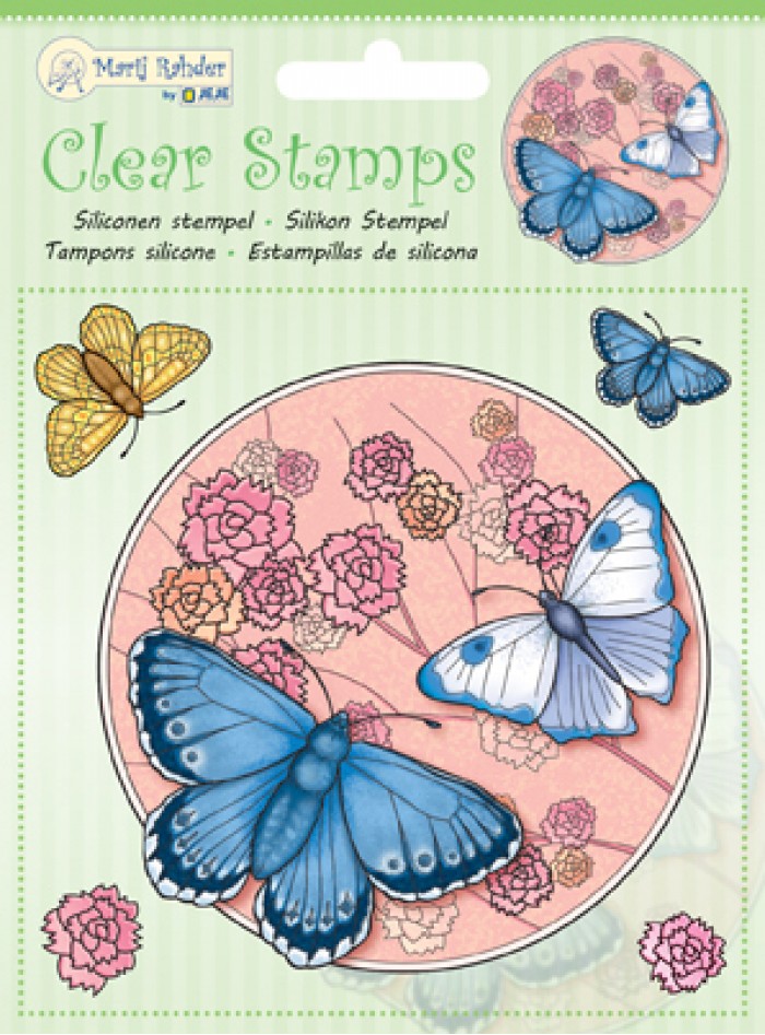 MRJ Clear stamps Butterfly