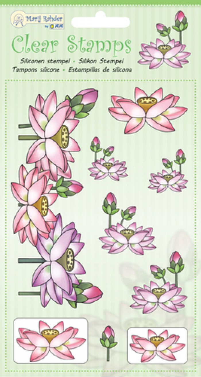 MRJ Clear Stamps Lotus
