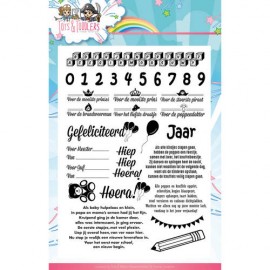 Tots and Toddlers - Text Clear Stamp - Yvonne Creations