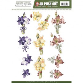 Nr. 4 Fantastic Flowers 3D-Uitdrukvel Push-Out Precious Marieke