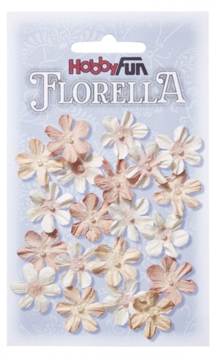 FLORELLA-Blüten rosenholz, 2cm