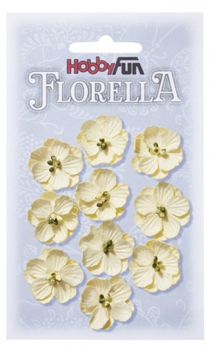FLORELLA-Blüten creme, 2,5cm