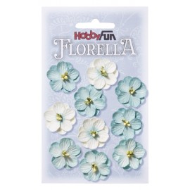 FLORELLA-Blüten hellblau, 2,5cm