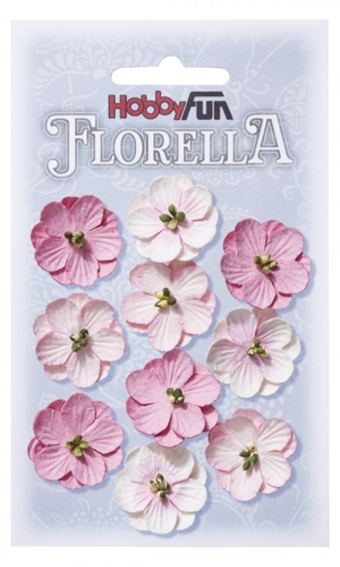 FLORELLA-Blüten rose 2,5cm