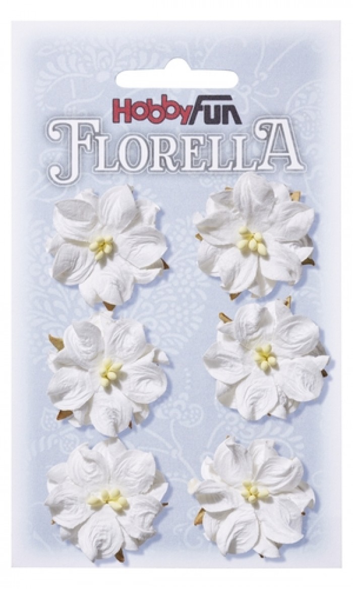 FLORELLA-Blüten weiss, 3,5cm