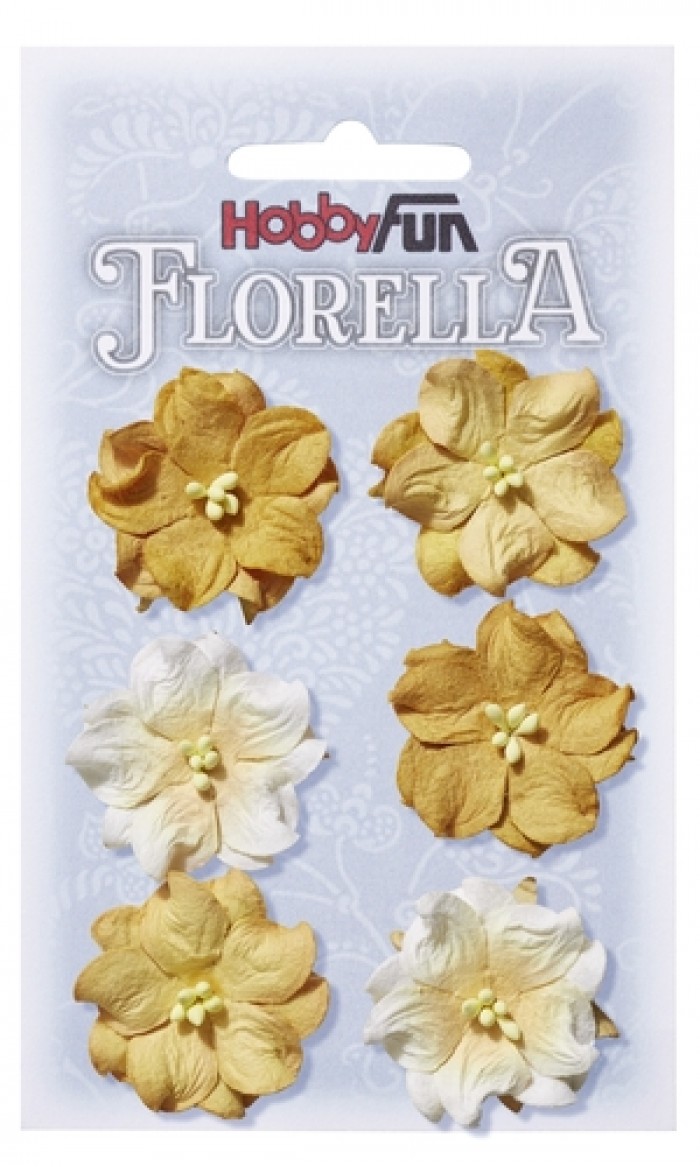 FLORELLA-Blüten gelb, 3,5cm