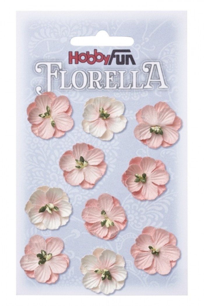 FLORELLA-Blüten zart-rosa, 2,5cm