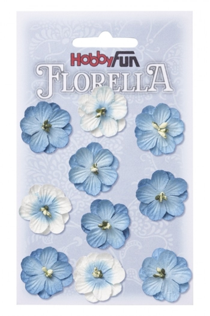 FLORELLA-Blüten blau, 2,5cm