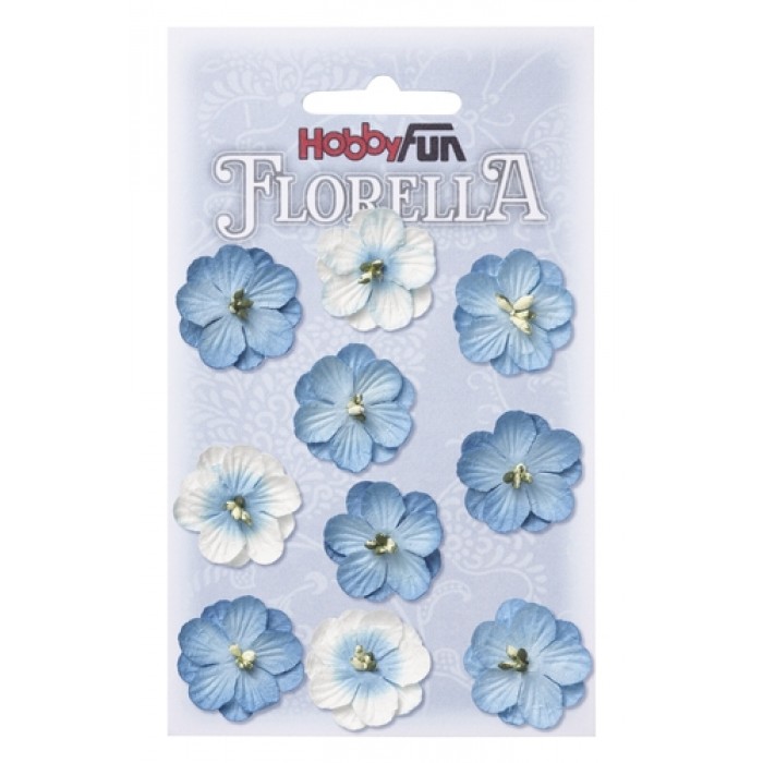 FLORELLA-Blüten blau, 2,5cm 