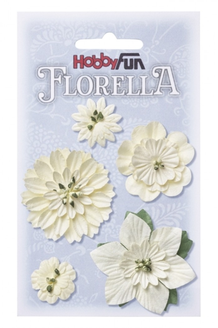 FLORELLA-Blüten creme, 2-5cm