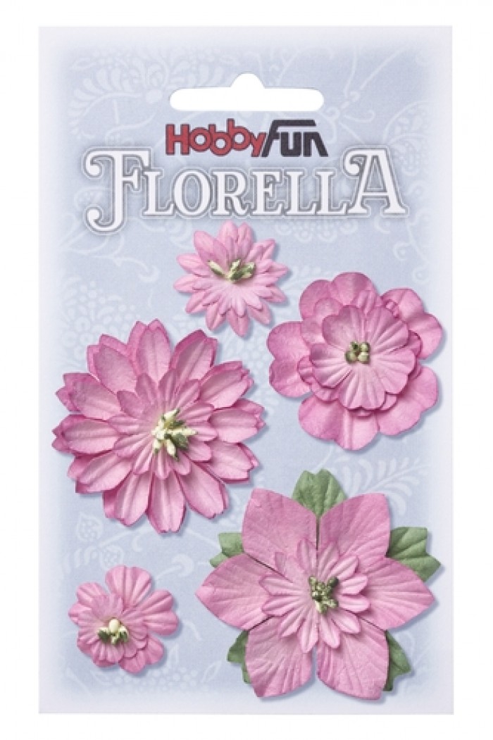 FLORELLA-Blüten rose, 2-5cm