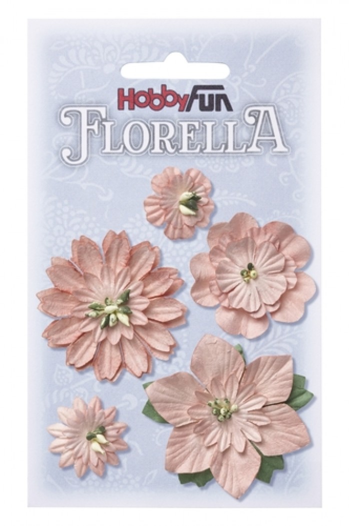 FLORELLA-Blüten rosenholz, 2-5cm