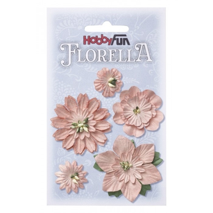 FLORELLA-Blüten rosenholz, 2-5cm 