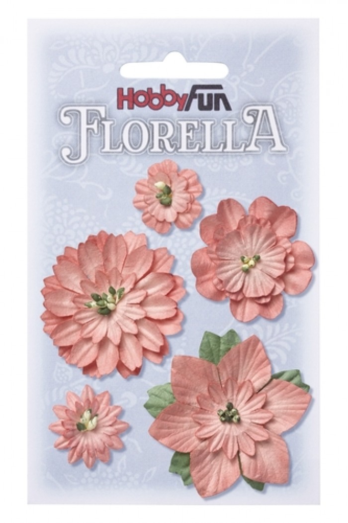 FLORELLA-Blüten pfirsich 2-5cm