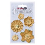 FLORELLA-Blüten beige, 2-5cm