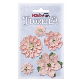 FLORELLA-Blüten zart-rosa, 2-5cm