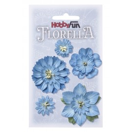 FLORELLA-Blüten blau, 2-5cm