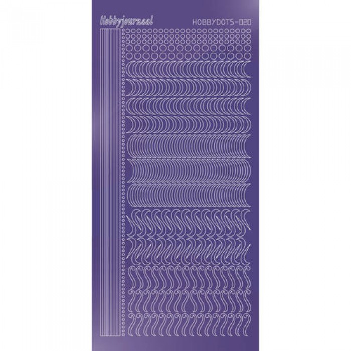 Hobbydots sticker - Mirror Purple