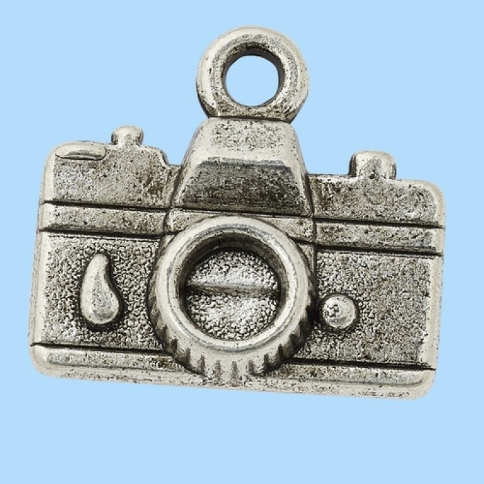 Charmes Camera, ca. 1,5 cm, zakje met 3 stuks