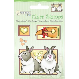 MRJ Clear stamps Rabbits